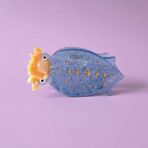 Fantasy Cuttlefish Hair Claw Clip - Durable Acetate Ocean Animal Design