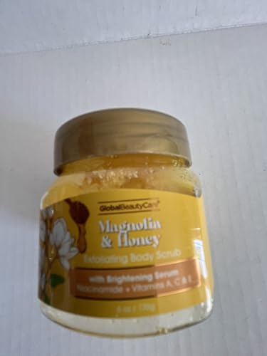 Global Beauty Care Magnolia & Honey Exfoliating Body Scrub, 6 oz