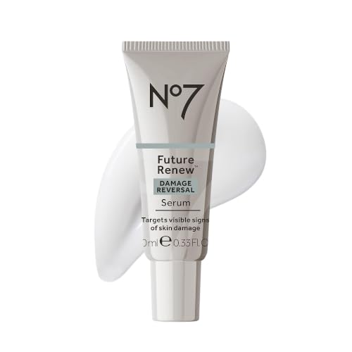 No7 Future Renew Face Serum with Hyaluronic Acid & Peptides - 0.33 Fl Oz