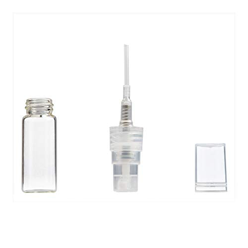 35pcs 3ml Mini Glass Perfume Atomizer Bottles - Portable Refillable Spray