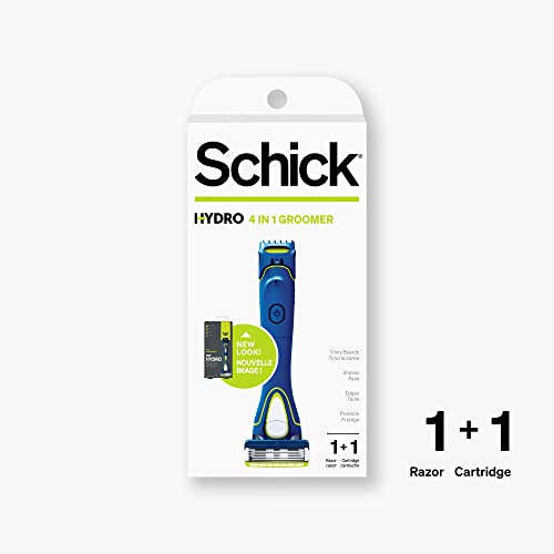 Schick Hydro 5 Groomer Razor with Beard Trimmer & Refill