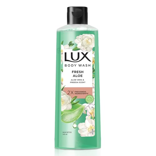 Lux Freesia Scent & Aloe Vera Body Wash - 8.28 fl oz (245 ml) Moisturizing Shower Gel