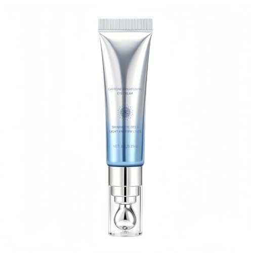 MZKV Eye Cream with Caffeine & Niacinamide for Dark Circles & Wrinkles - Hydrating Brightening Facial Treatment