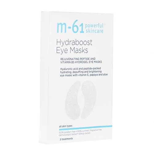 M-61 Hydraboost Eye Masks 3 Treatments Hydrogel Patches with Hyaluronic Acid