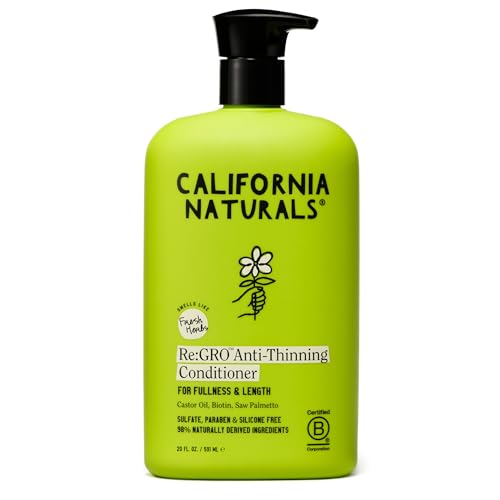 California Naturals Re:GRO Anti-Thinning Conditioner for Women, 20 fl oz - Biotin, Rosemary & Argan Oil