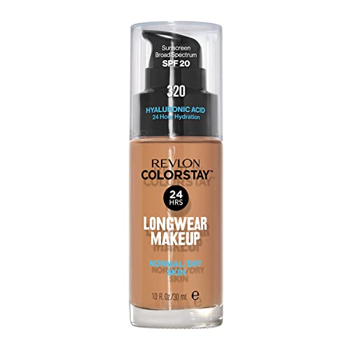 Revlon ColorStay Longwear Foundation for Normal/Dry Skin, 320 True Beige, SPF 20