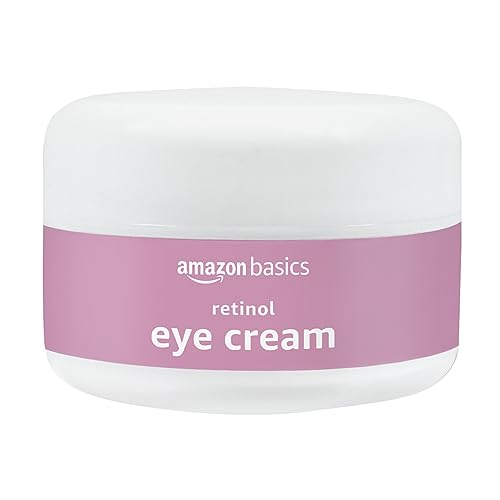Amazon Basics Retinol Eye Cream - Fragrance Free, Reduces Fine Lines, 0.5 oz