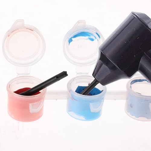 300 Pcs Disposable Pigment Mixer Sticks for Tattoo Ink & Watercolor - Black
