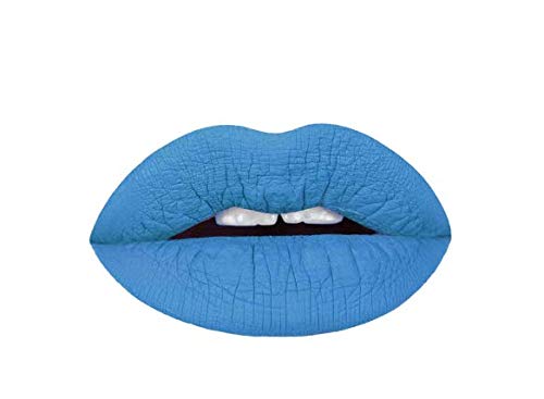 Aromi Matte Liquid Lipstick - Azure Blue Long-Lasting Waterproof Lip Color