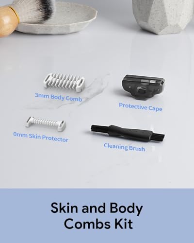 Jorvex OBlade Guard Combs Set - 0mm Skin Protector & 3mm Body Comb