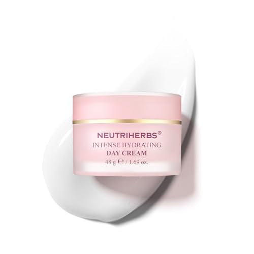 Neutriherbs Hydrating Day Cream with Hyaluronic Acid & Shea Butter - Lightweight Skin Moisturizer for Sensitive & Dry Skin 1.69oz