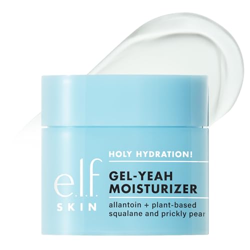 e.l.f. SKIN Holy Hydration Gel-Yeah Moisturizer - Lightweight & Fast-Absorbing, Infused with Squalane, Vegan