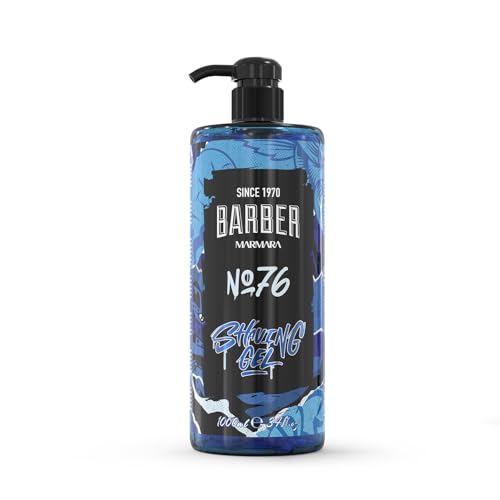 Professional 33.8 fl oz Clear Non-Foaming Shaving Gel with Pump - Barber Marmara No.76