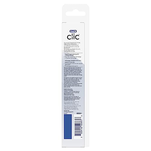 Oral-B Clic Toothbrush Heads Replacement 2-Count for 1 Pack