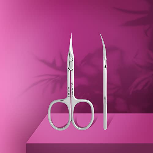 Staleks Pro Expert 50 Cuticle Scissors - Precision Stainless Steel Trimming
