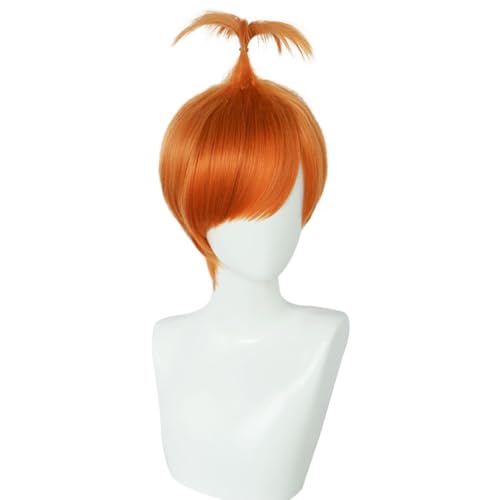 Men's Short Cosplay Wig Halloween Costume Wigs Anxiety Yellow - Soyusunny