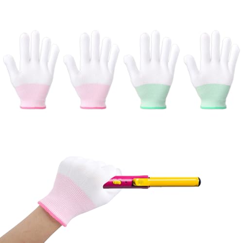 Heat Resistant Styling Gloves for Hair Curling & Flat Iron - 4 Pcs