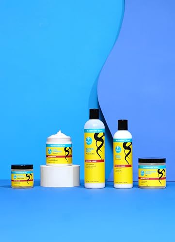 Curls Blueberry Bliss Super Hold Edge Control Gel 4 oz - Strong Hold, Flake-Free, Enriched with Castor & Blueberry Seed Oils