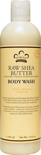 Nubian Heritage Raw Shea Butter Body Wash - 13 oz Natural Cleanser