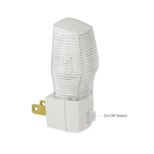 OSKOS 6-Pack Plug-In Night Lights with Manual Switch & Bulbs