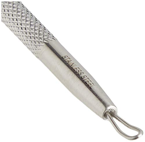 Tweezerman No Slip Skin Care Tool, Stainless Steel Blackhead Extractor