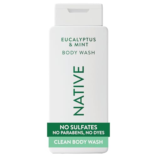 Native Clean Body Wash for Sensitive Skin - Eucalyptus & Mint, 18 fl oz