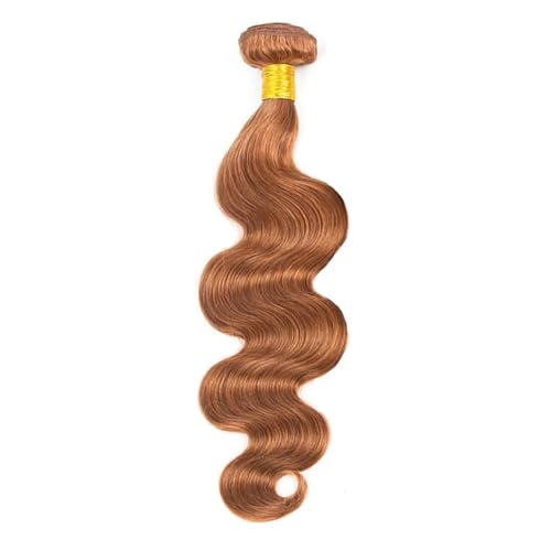 #30 Light Brown Body Wave 14 Inch Human Hair Bundle - 100g