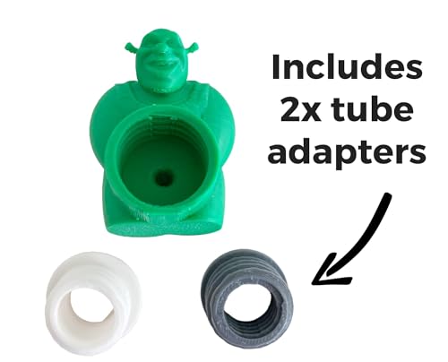 Shrek TubeCapz Funny Toothpaste Topper with 2 Adapters for Crest & Colgate Tubes (Shrek) - USA Made