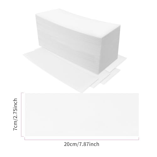 Beauty7 Wax & Sugar Paste Hair Removal Strips - Tear-Resistant 2.7x8 Inches, Suitable for Whole Body