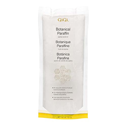 GiGi Botanical Paraffin Wax Refill with Jojoba Oil – 16 oz Moisturizing Block for Hands & Feet