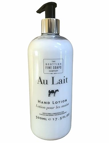 Scottish Fine Soaps Au Lait Hand Lotion 17.5 oz Pump - Moisturizing Skin Care