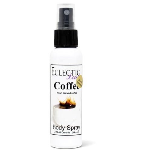 Eclectic Lady Double Strength Coffee Body Spray 2oz - Handcrafted, Paraben-Free, Long-Lasting Fragrance