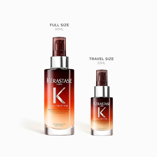 Kerastase Nutritive 8H Magic Night Serum - Overnight Treatment for Dry Hair, Enhances Shine & Nourishes with Plant-Based Proteins