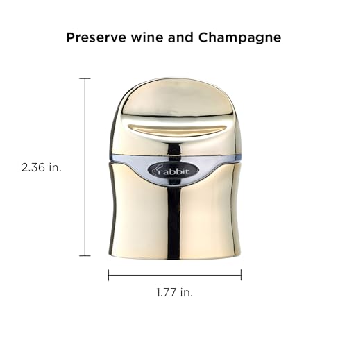 Rabbit Champagne and Wine Sealer - Air-Tight Preserver for Freshness
