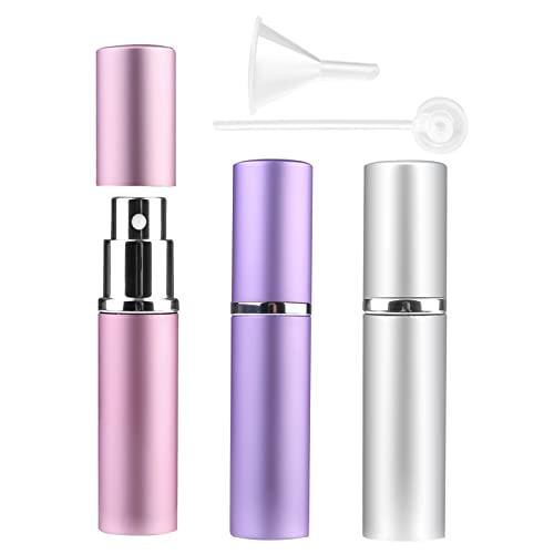Zingso Refillable Travel Perfume Atomizer Bottles - 3 Pack, 6ml