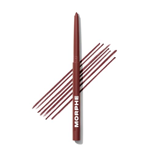 MORPHE Soulmatte Gel Lip Liner - Creamy Long-Lasting Matte Lip Pencil with Almond & Tea Seed Oil - Other Half / 0.01 Ounce