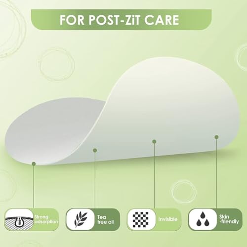 Large Hydrocolloid Blemish Patches - 44 Strips for Acne Care