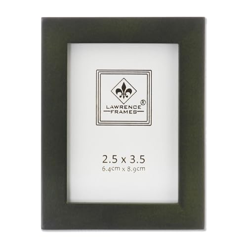 Contemporary Green Wood Picture Frame for 2x3 Photos