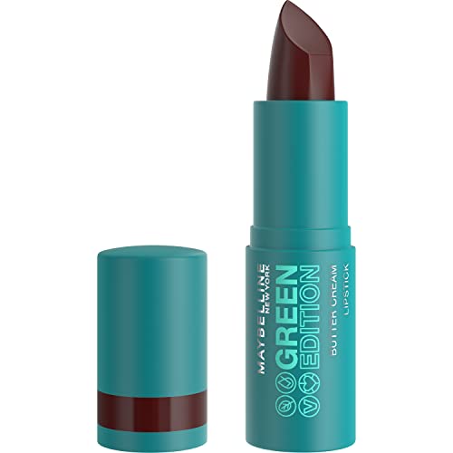 Maybelline Green Edition Butter Cream Lipstick - Forest Plum Brown