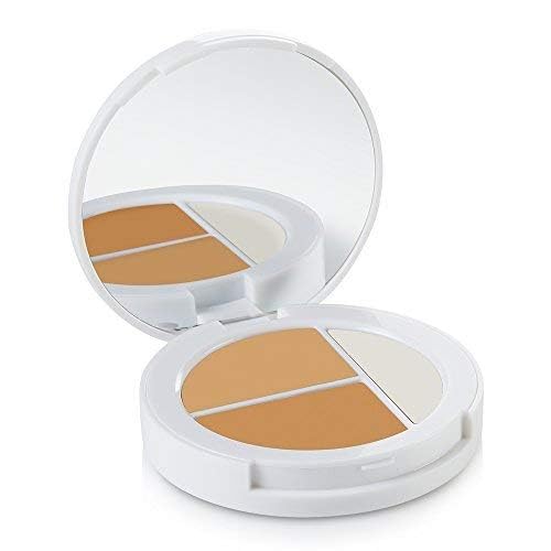 Conceal and Brighten Highlight Trio - Two-Toned Concealers & Shimmering Highlighter | Medium/Tan Shade, 3g