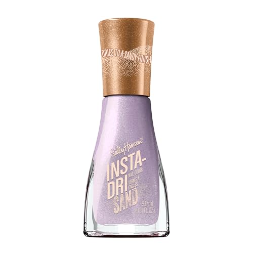 Sally Hansen Insta-Dri Sand Nail Polish 138 Spice Oasis | Quick Dry, Long Lasting Light Purple