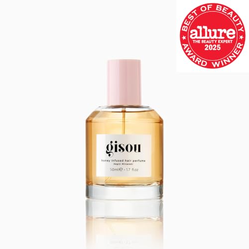 Gisou Honey Infused Hair Perfume ? Long-Lasting Hair Fragrance with Mirsalehi Honey & Argan Oil, Wildflower Honey, 1.7 Fl Oz