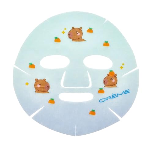 The Crème Shop Be Happy Skin! Capybara Sheet Mask Set - 3 Pack with Vitamin C