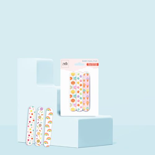 Gentle Baby Nail File - Colorful Mini Emery Boards for Toddlers