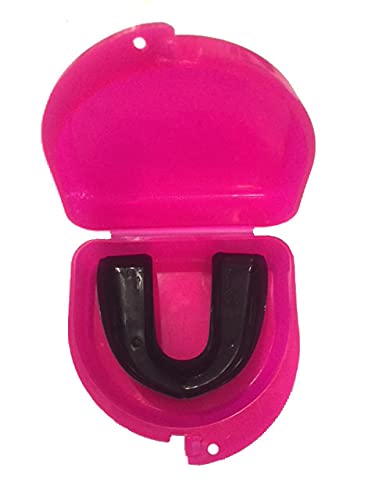 Zumoe Pink Lacrosse Mouth Guard Case - Durable Retainer Holder