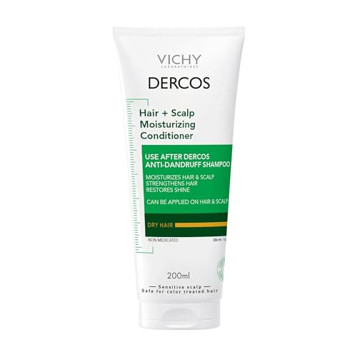 Vichy Dercos Moisturizing Anti-Dandruff Conditioner 6.7oz for Sensitive Scalp