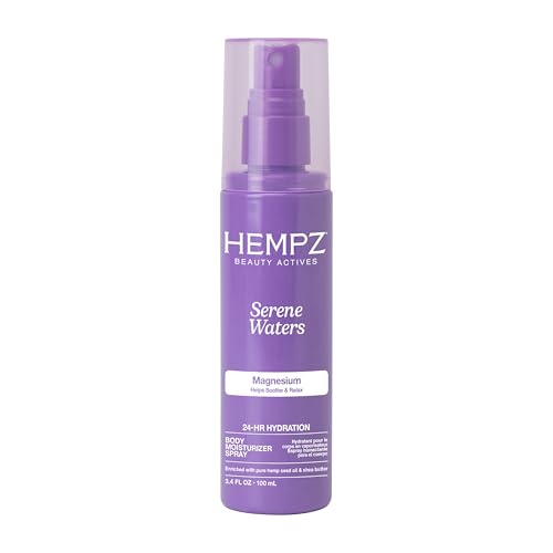 Hempz Magnesium Body Spray - Serene Waters, 3.4 fl. oz. Hydrating Mist