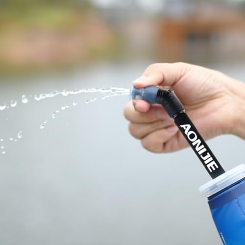 TRIWONDER Collapsible Water Bottle - BPA-Free Soft Flask for Outdoor Activities (250ml & 500ml)