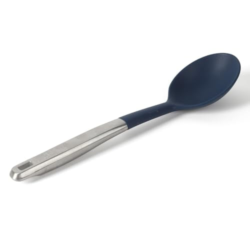 Calphalon Silicone-Tipped Cooking Spoon - High-Heat Resistant Stainless Steel
