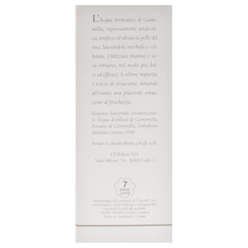 L'Erbolario Chamomile Water Toner - Alcohol-Free Moisturizer for Dry Skin - 6.7 oz